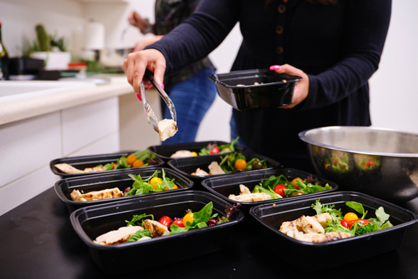 food choices while starting fitness A simple home-cooked meal representing a balanced approach to food