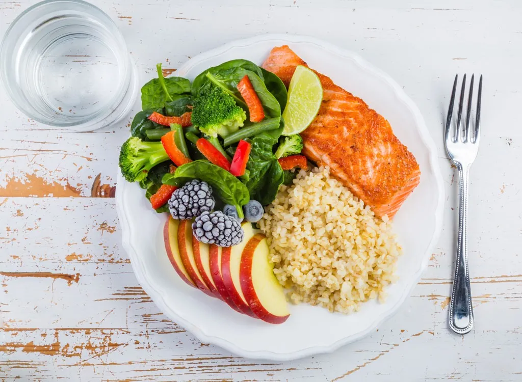 list of best foods for weight loss including protein and fiber foods