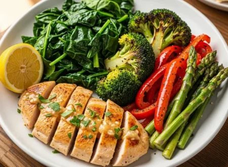 high protein and high fiber foods for weight loss meal