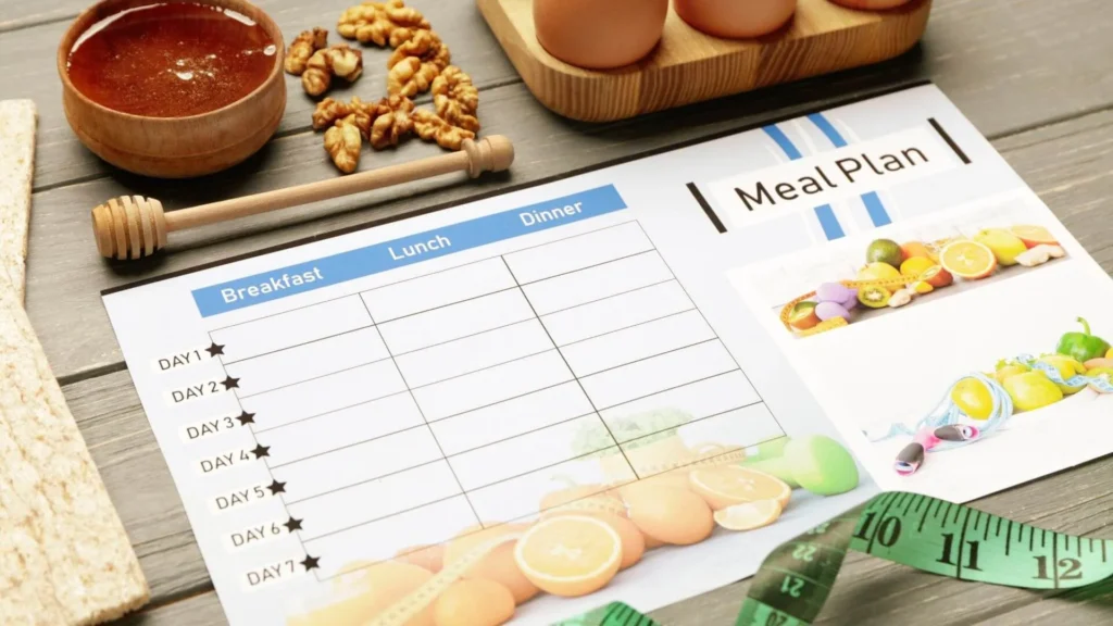 daily meal plan with high protein foods for consistency